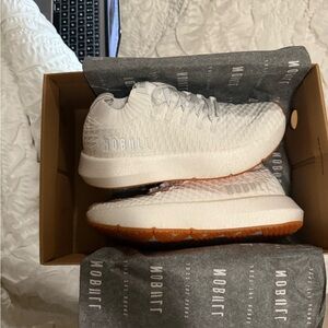 NOBULL White and Gum Sole Sneakers